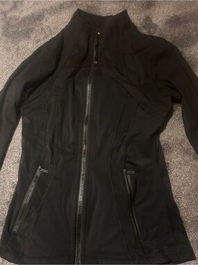 lululemon athletica Black Full-Zip Athletic Jacket